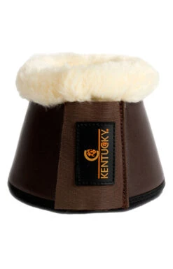 Kentucky Springschoen Leder Met Bont Bruin