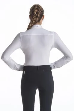 EGO7 Polo Wedstrijdshirt Lange Mouw Wit -Paardensport image 163