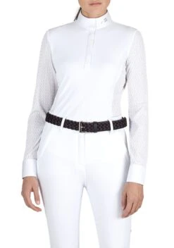 Equiline Catic Dames Wedstrijdshirt Wit