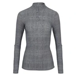 Laguso Carlotta Dames Shirt Glencheck Grijs