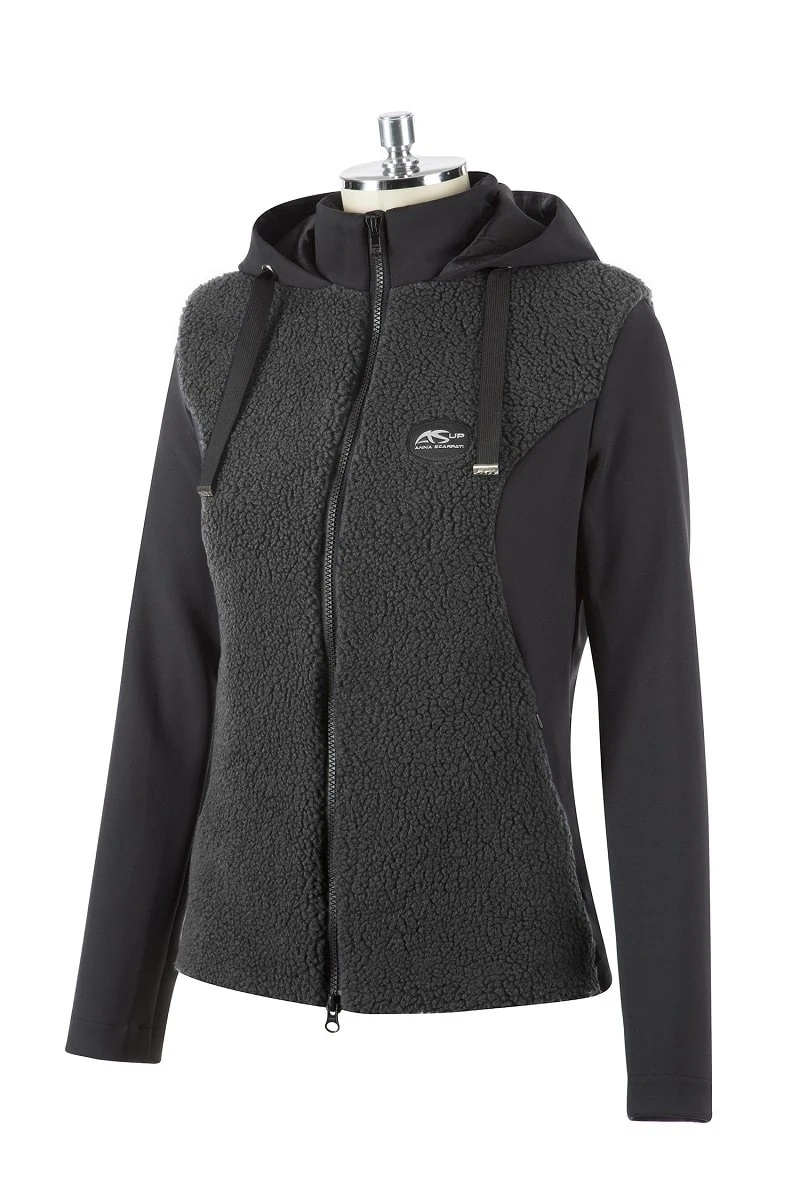 Anna Scarpati Lettonia Gewatteerde Jas Dames Grijs 1 Anna Scarpati Lettonia Gewatteerde Jas Dames Grijs