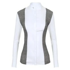 Laguso Janne Dames Wedstrijdshirt Glencheck Grijs