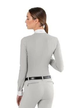 EGO7 Polo Wedstrijdshirt Lange Mouw Ice Grey 5 EGO7 Polo Wedstrijdshirt Lange Mouw Ice Grey -Paardensport image 491