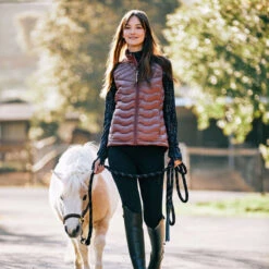 Ariat Tri Factor Dames Knie Grip Rijbroek Zwart -Paardensport image 500