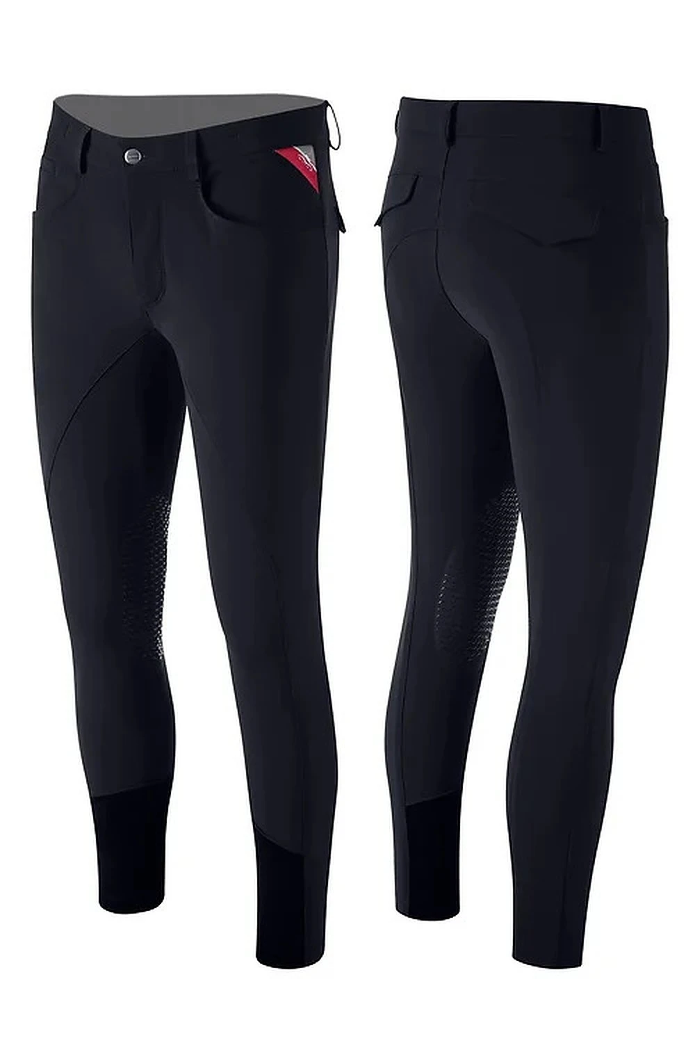 Animo Metrik Heren Knie Grip Rijbroek Navy 1 Animo Metrik Heren Knie Grip Rijbroek Navy