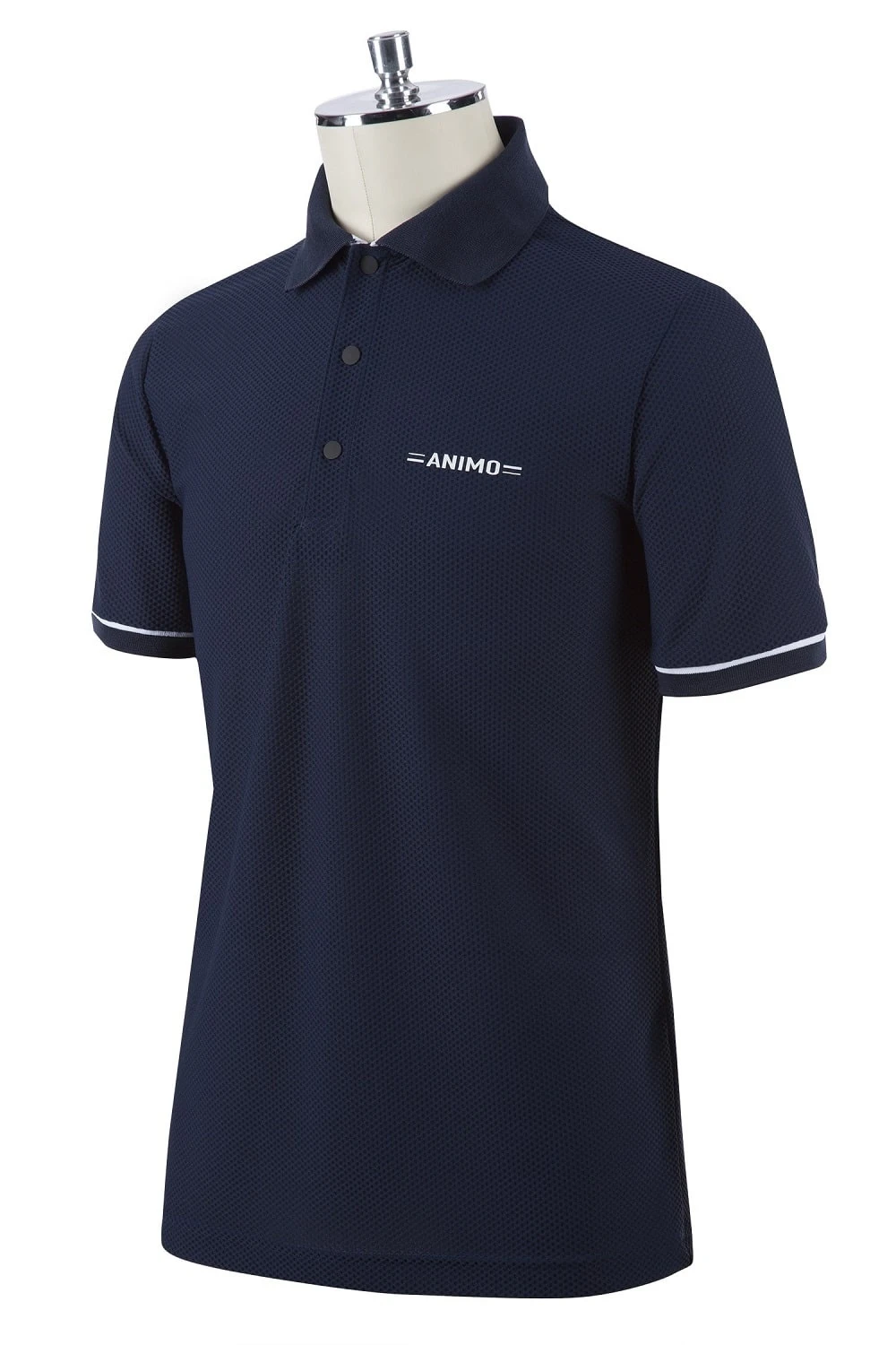 Animo Ariast Heren Poloshirt Navy 4 Animo Ariast Heren Poloshirt Navy - Afbeelding 4