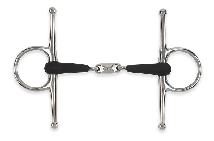 Shires EquiKind Kneveltrens Dubbel Gebroken - Peanut Link 1 Shires EquiKind Kneveltrens Dubbel Gebroken - Peanut Link