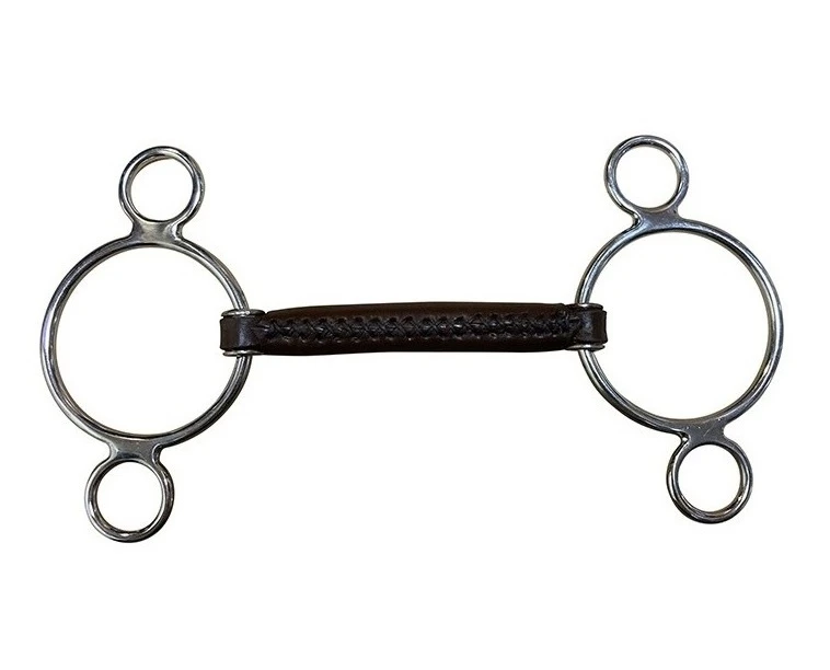 Jump'in 3 Ring Met Leer Bekleed 1 Jump'in 3 Ring Met Leer Bekleed