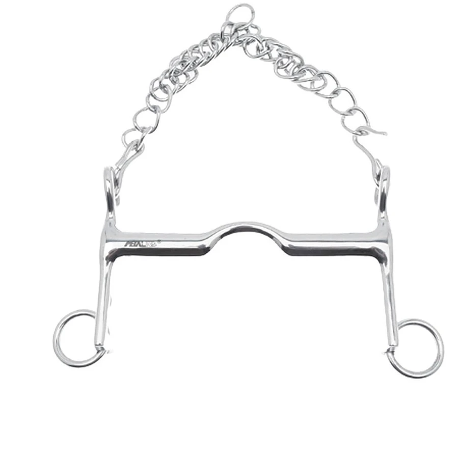 Metal AB Baby Dressuurstang Met Lage Brug 1 Metal AB Baby Dressuurstang Met Lage Brug