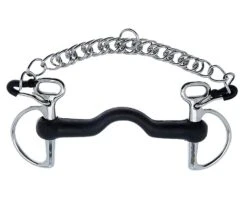 Metal AB Kimblewick Rubber Met Tongpoort