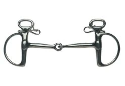 Metal AB Kimblewick Enkel Gebroken 13mm