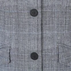 Laguso Jane Midi Dames Wedstrijdjasje Glencheck Grijs -Paardensport image 82