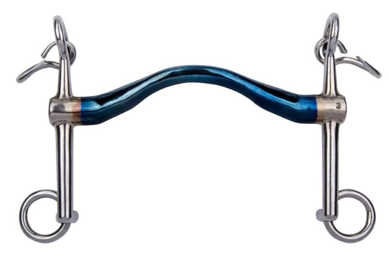 Trust Equestrian Sweet Iron Baby Dressuurstang Medium Tongpoort 1 Trust Equestrian Sweet Iron Baby Dressuurstang Medium Tongpoort