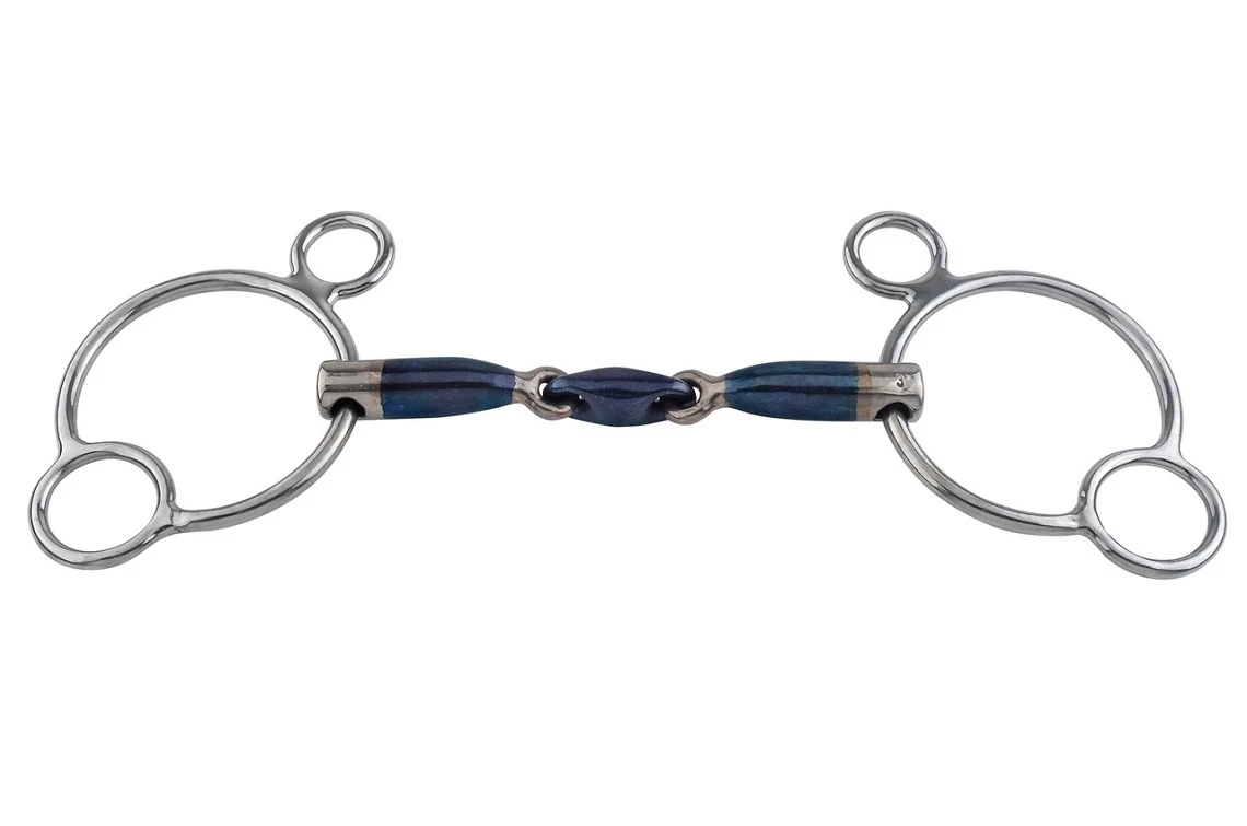 Trust Equestrian Sweet Iron 2½ Ring Dubbel Gebroken 1 Trust Equestrian Sweet Iron 2½ Ring Dubbel Gebroken