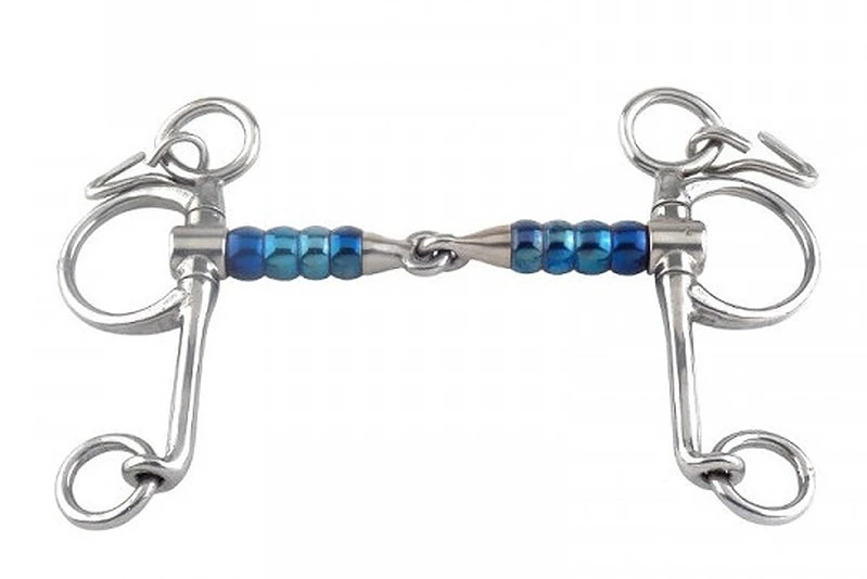 Trust Equestrian Sweet Iron Pelham Cherry Roller 1 Trust Equestrian Sweet Iron Pelham Cherry Roller